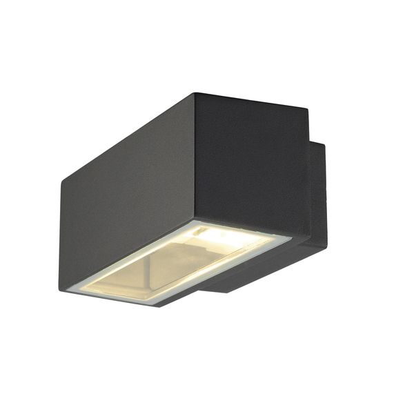 BOX R7S wall lamp up-down, max.80W, IP44, square, anthracite image 2