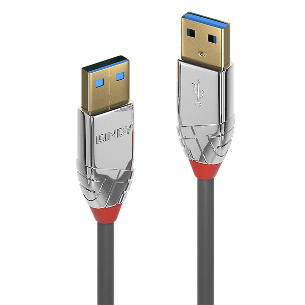 5m USB 3.2 Type A to A Cable, 5Gbps, Cromo Line USB Type A Male to A Male image 1