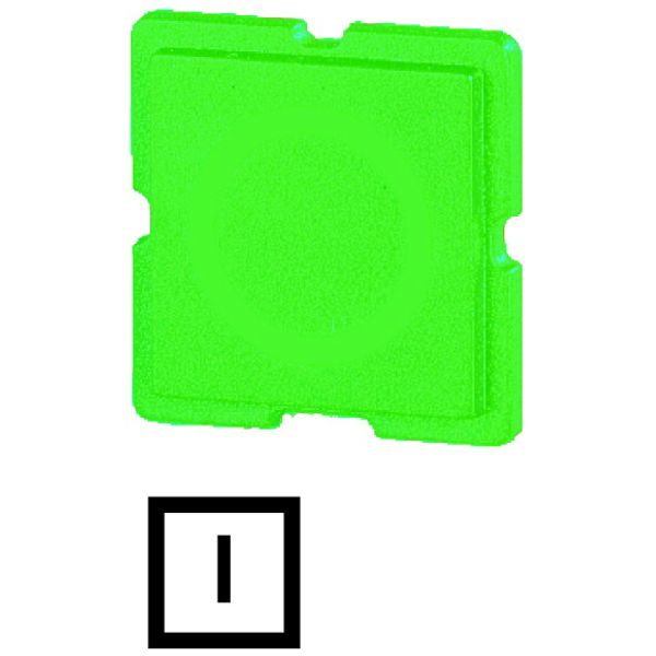 Button plate for push-button, Name: ON, 25 x 25 image 1