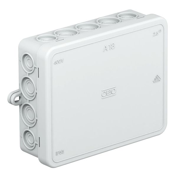 A 18 Junction box  125x100x38 image 1