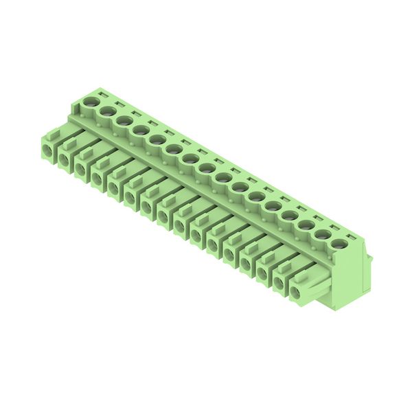 PCB plug-in connector (wire connection), 3.81 mm, Number of poles: 16, image 4