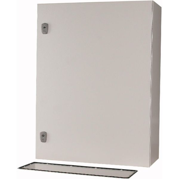 Wall enclosure with mounting plate, HxWxD=800x600x250mm image 8