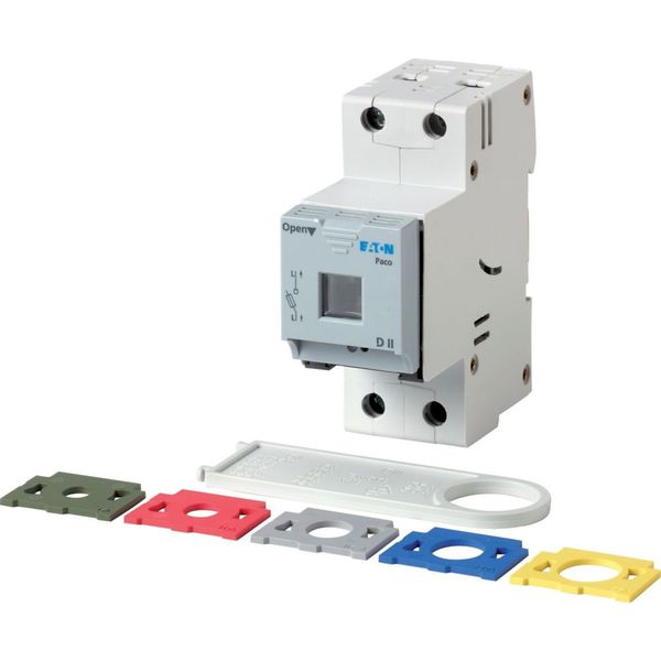 Fuse switch-disconnector, PHM, 25 A, service distribution board mounting, 1 pole, DII image 4