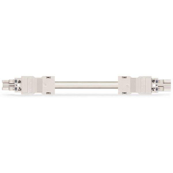 pre-assembled interconnecting cable Eca Socket/plug white image 2