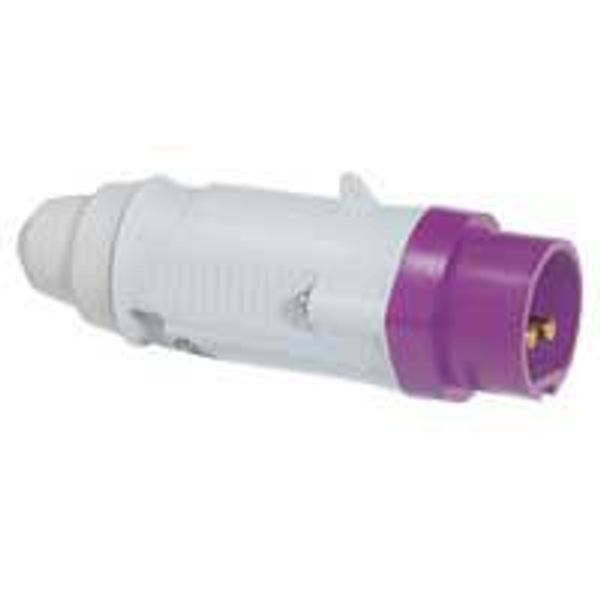 Straight plug P17 - IP 44 - 20/25 V~ - 32 A - 2P image 1