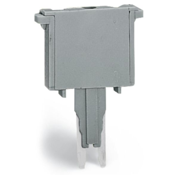 Empty component plug housing 5 mm wide 2-pole gray image 3