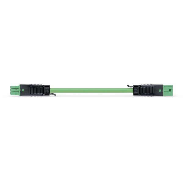 pre-assembled interconnecting cable Eca Socket/plug green image 2