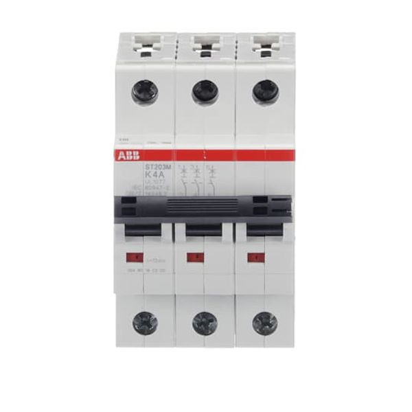 ST203M-K4 Miniature Circuit Breaker - 3P - K - 4 A image 1