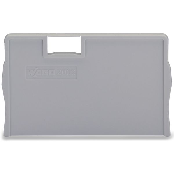 Seperator plate 2 mm thick oversized gray image 1