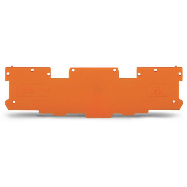 End and intermediate plate 1.1 mm thick orange image 3