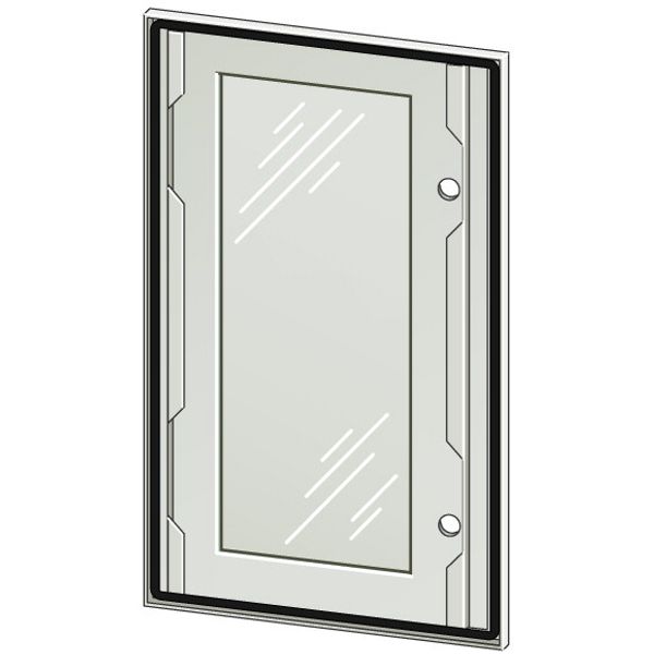 Door, transparent, IP66, HxW=1200x1200mm image 1