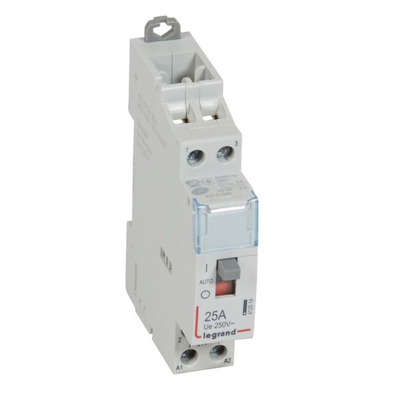 Power contactor CX³ - with 24 V~ coll and handle - 2P - 250 V~ - 25 A image 1