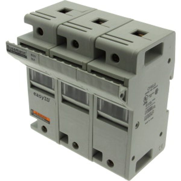 Fuse-holder, low voltage, 60 A, AC 600 V, DC 600 V, UL Class J, 120 x 83 x 125 mm, 3P, UL, CSA image 15