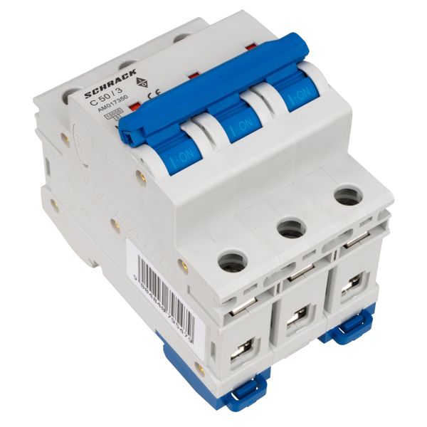 Miniature Circuit Breaker (MCB) AMPARO 10kA, C 50A, 3-pole image 3