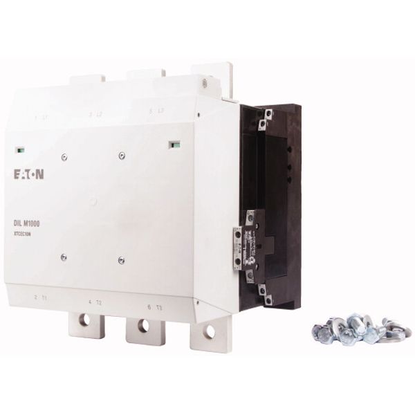 Contactor, 380 V 400 V 560 kW, 2 N/O, 2 NC, RAC 500: 250 - 500 V 40 - 60 Hz/250 - 700 V DC, AC and DC operation, Screw connection image 3