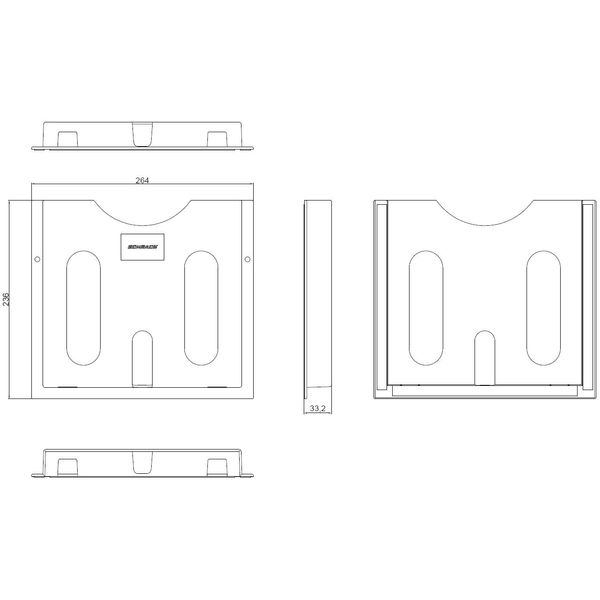 Document pocket, self-adhesive and screwable, DIN A4 image 3