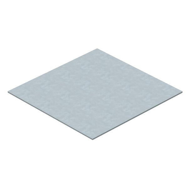 Lid blind plate for rectangular mounting opening image 1