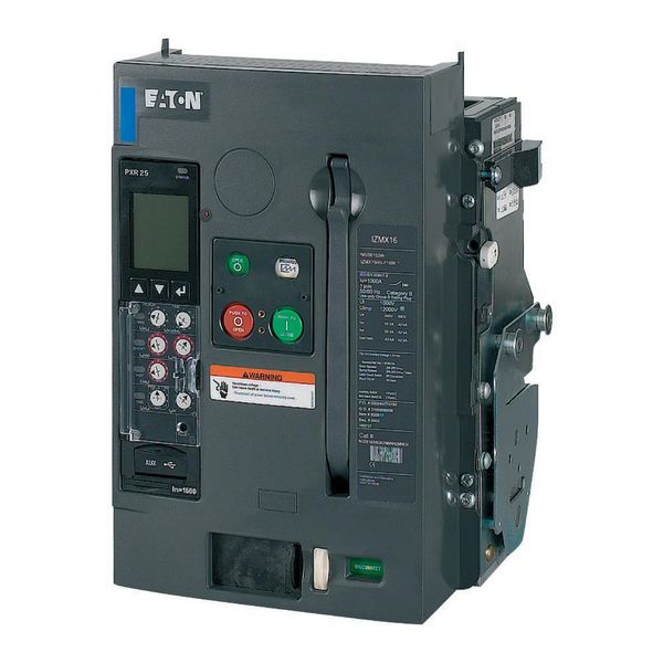 Circuit-breaker, 3 pole, 1250A, 66 kA, Selective operation, IEC, Withdrawable image 3