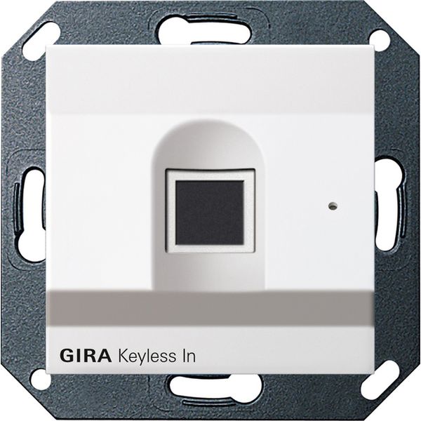 Gira Keyless In fingerprint reader System 55 p.white m image 1