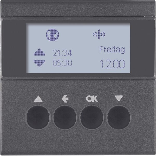 KNX radio blind time switch quicklink, display, S.1/B.3/B.7, ant., mat image 1