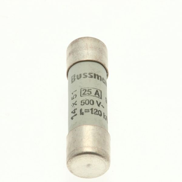 Fuse-link, LV, 25 A, AC 500 V, 14 x 51 mm, gL/gG, IEC, with striker image 2