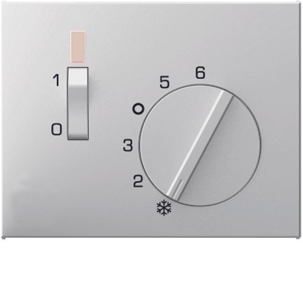 Centre plate for thermostat, pivoted, setting knob, K.1, p. white glos image 1