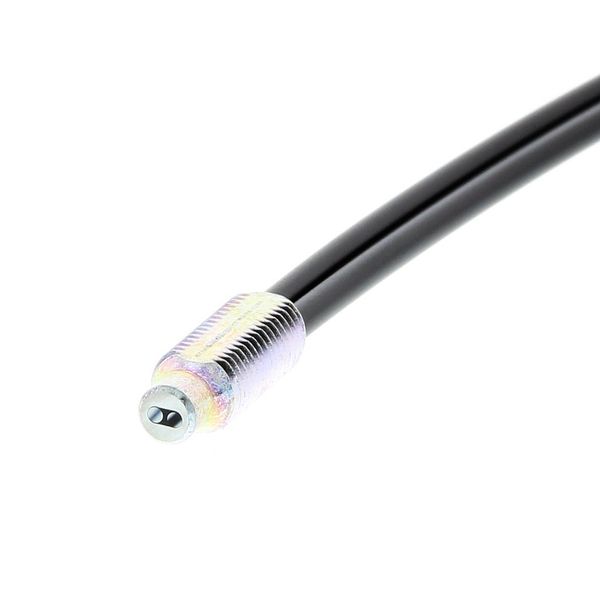 Fiber optic sensor head, diffuse, M6 cylindrical axial, R25 fiber, 2 m image 3