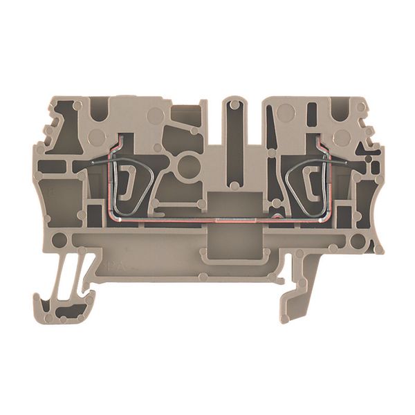 Feed-through terminal block, Tension-clamp connection, 2.5 mm², 800 V, image 3