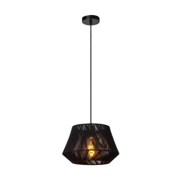 JESSICA Pendant light-Black-1xE27-60W-Cotton image 1