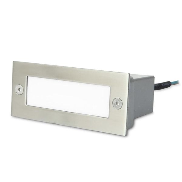 Recessed wall lighting IP54 Stair LED 1W 3000K Stainless steel 5lm image 1