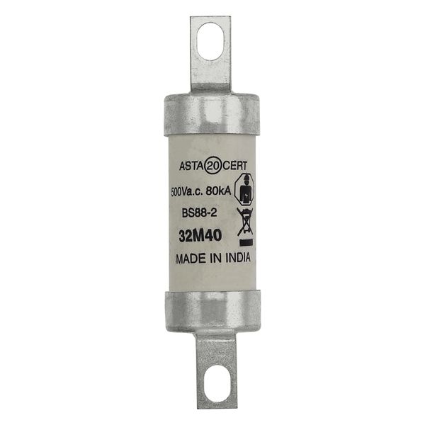 Fuse-link, LV, 32 A, AC 500 V, BS88/A2, 22 x 85 mm, gM, BS, 32M40 image 13