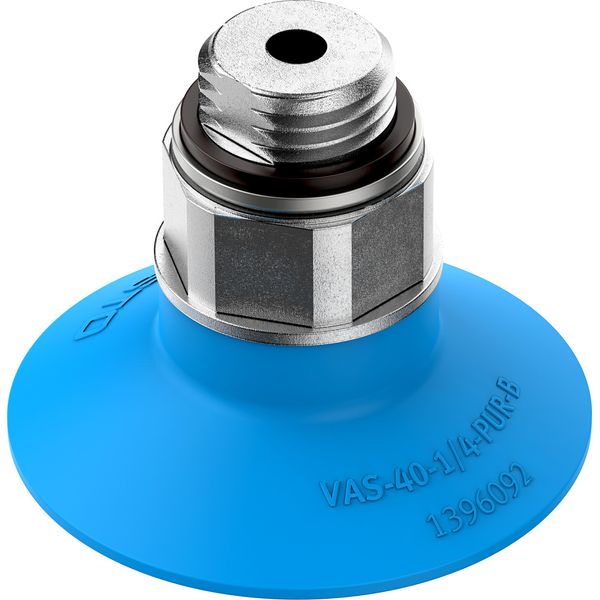 VAS-40-1/4-PUR-B Vacuum suction cup image 1