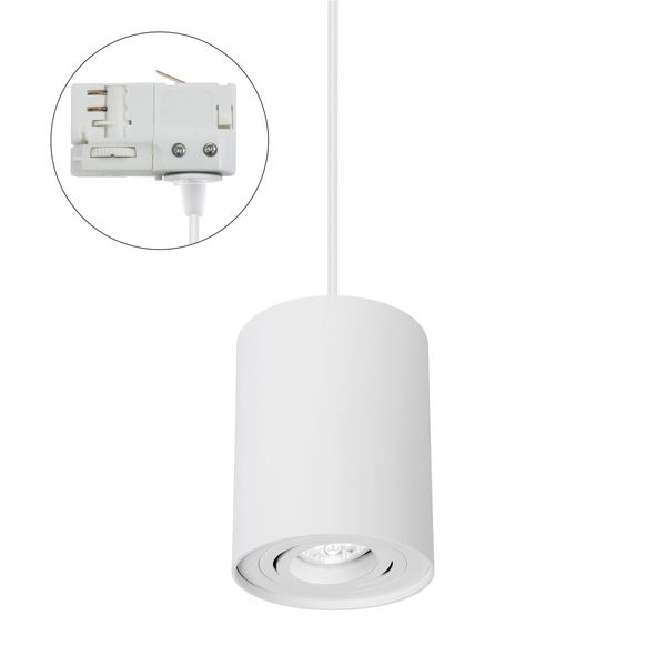 CHLOE GU10 SURFACE MOUNTED GU10 250V IP20 93x124mm WHITE round adjustable TRACK image 3