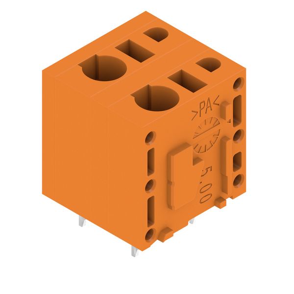 PCB terminal, 7.50 mm, Number of poles: 2, Conductor outlet direction: image 1