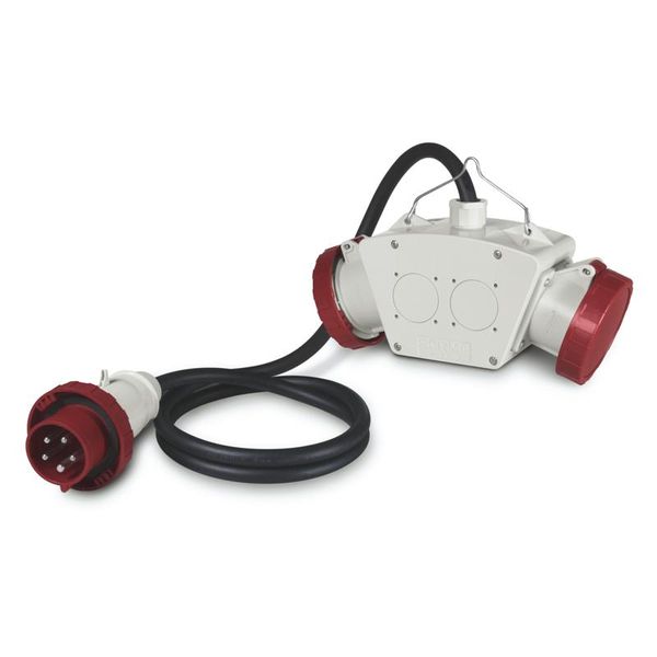 2-WAY ADAPTOR 3P+N+E 32A IP66 W/CABLE image 3