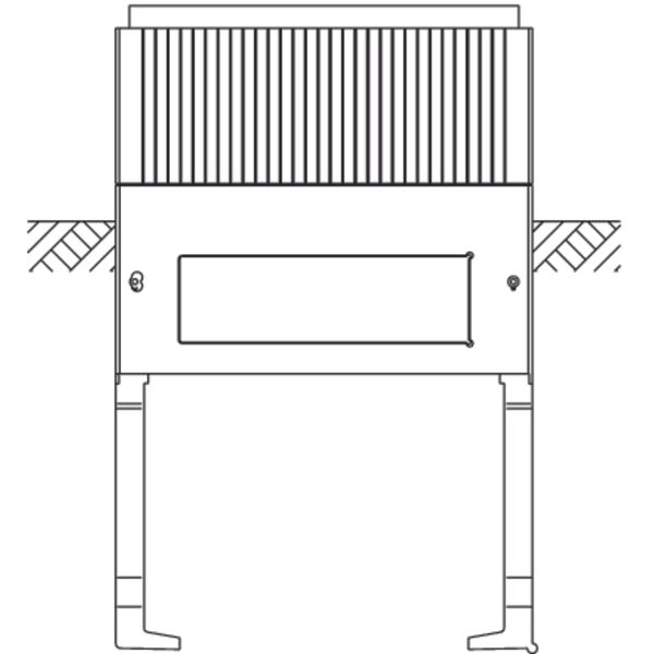 Embedded pedestal, CDC, building kit, size 0, 900 mm image 1