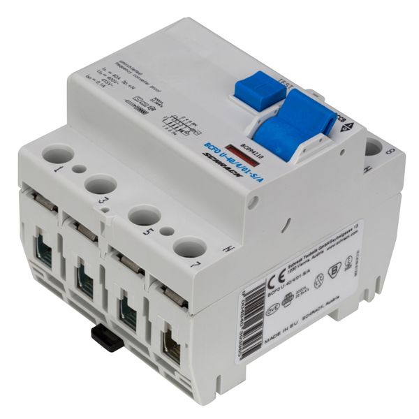 Residual current circuit breaker 40A,4-p,100mA,type A, S,FU image 5