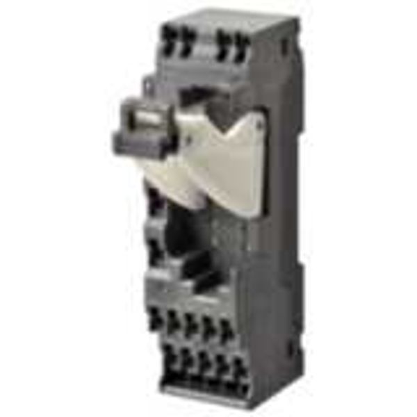Socket, DIN rail/surface mounting, 14 pin, push in terminals, for G7SA image 1