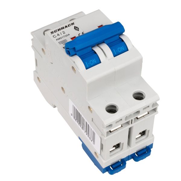 Miniature Circuit Breaker (MCB) AMPARO 10kA, C 4A, 2-pole image 3