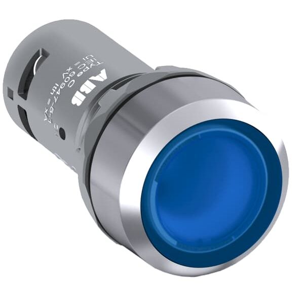 Illuminated Push Button Blue CP1-31L-01 image 1