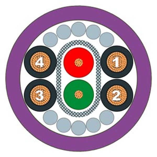 PROFIBUS ECOFAST Hybrid Cable, Trai... image 1