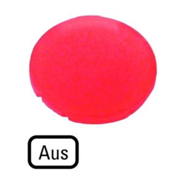 Button lens, flat red, AUS image 4