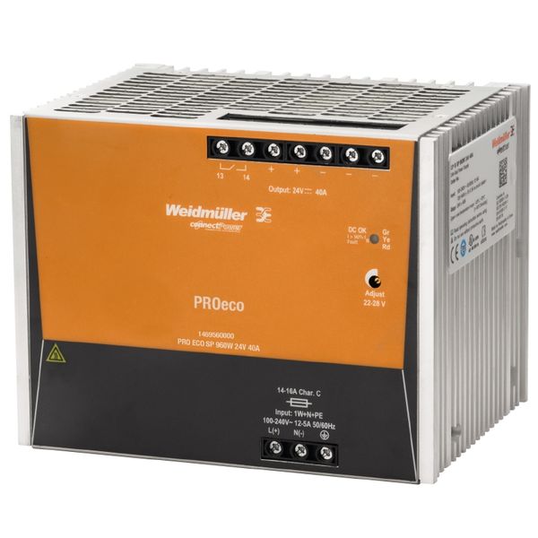 Power supply, 960 W, 40 A @ 50 °C image 1