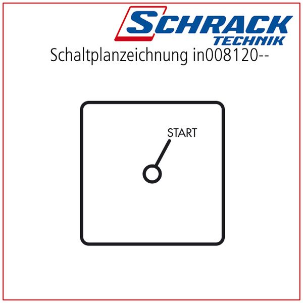 Start Stop Switch 1P, START, panel mounting image 8