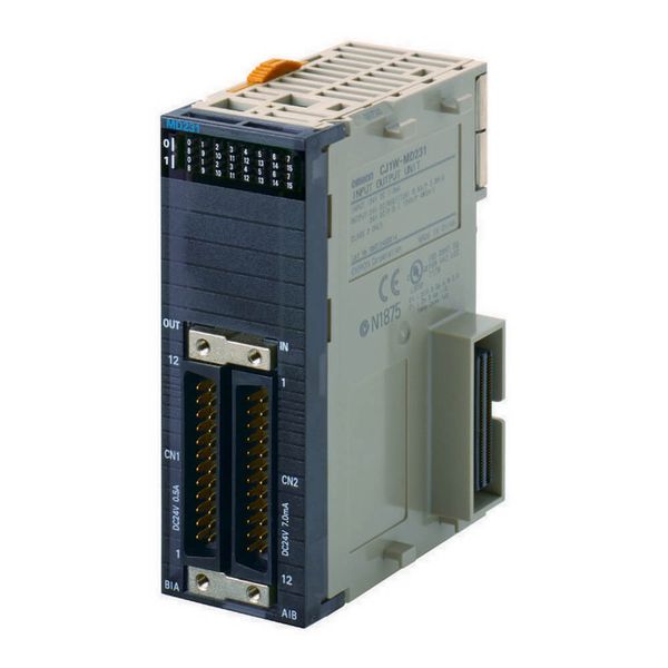 Digital I/O unit, 16 x 24 VDC inputs, 16 x transistor outputs, NPN, 0. image 1