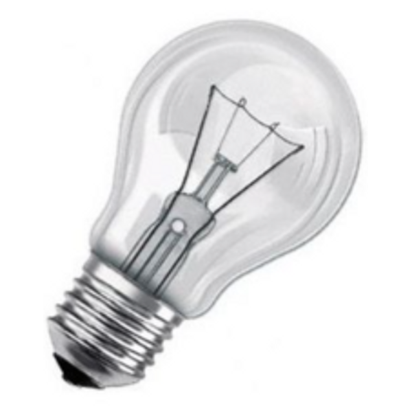 Incandescent Bulb E27 100W 130V FR image 1