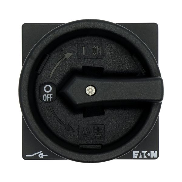 Main switch, T0, 20 A, flush mounting, 4 contact unit(s), 8-pole, STOP function, With black rotary handle and locking ring, Lockable in the 0 (Off) po image 14