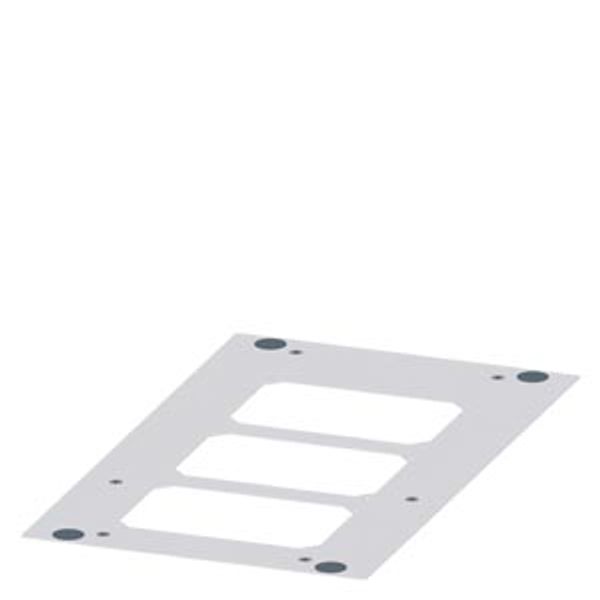 Roof plate for module inserts IP54, D: 600mm W: 350mm image 1