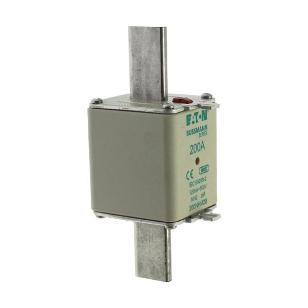 Fuse-link, low voltage, 200 A, AC 500 V, NH2, aM, IEC, dual indicator image 5