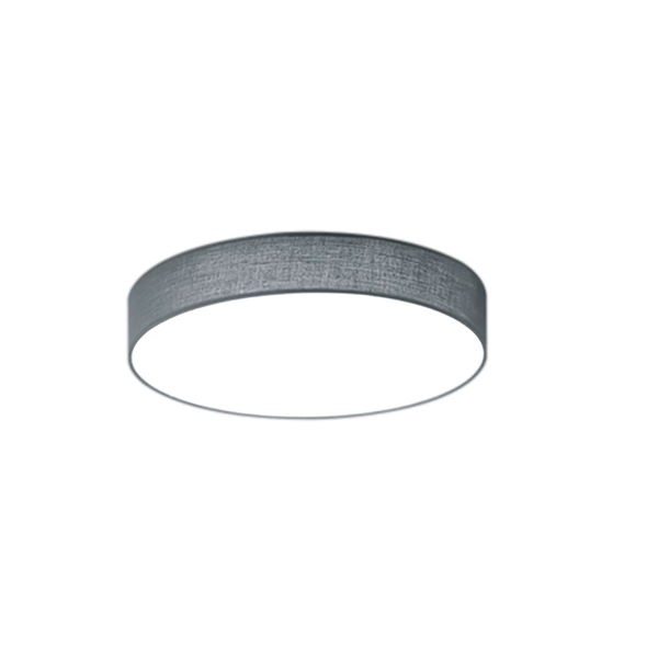 Lugano LED ceiling lamp 40 cm grey image 1